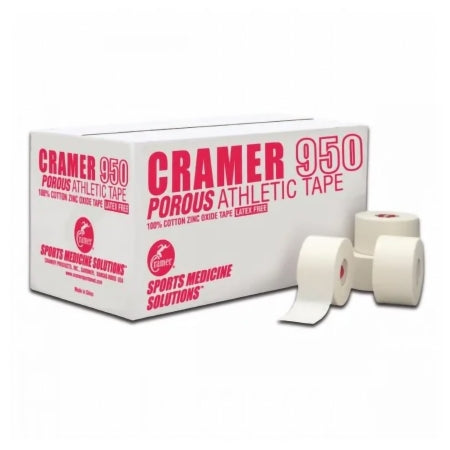 Athletic Tape Cramer? 950 White 1 Inch X 15 Yard Cotton / Zinc Oxide NonSterile (CS)