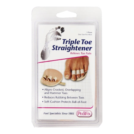 Triple Toe Straightener Pedifix One Size Fits Most Pull-On Right Foot (EA)