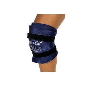 Hot / Cold Therapy Wrap with Patella Opening Elasto-Gel* Knee Large / X-Large 15 to 20 Inch Knee Circumference Spandex / Poly-Cotton / Elasto-Gel* Reusable (EA)