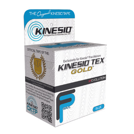 Kinesiology Tape Kinesio? Tex Gold* FP Blue 2 Inch X 5-1/2 Yard Cotton NonSterile (RL)